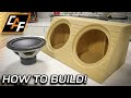 How to build - Wedge Subwoofer Box Enclosure! SIMPLE & LOUD!?