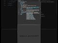 VANILLA JAVASCRIPT #animation #webdevelopment