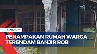 Update! Sempat Surut, Banjir Rob Kembali Rendam Pemukiman dan Sawah di Subang