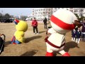 2013.1.6 尼崎市消防出初式・はばタンｖｓモノタロウ侍