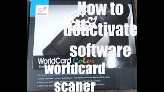 How to deactivate worldcard software