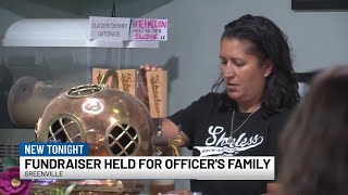 Fundraiser held for officer's family after deadly crash