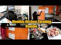 Monthly Kitchen Cleaning Routine |  Motivational Vlog | Ani's Castle Tamil