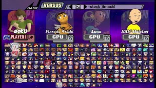 Smash Bros Brawl but with 250+ Characters (Smash Universe) Update 3