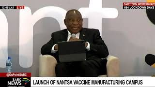 Health in Africa | NantSA vaccine manufacturing campus launch discussion