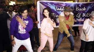 Varun And Nora Doing Garmi Dance Step With Media | Street Dancer 3D
