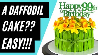 How To Make A Daffodil Cake