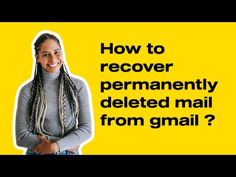 How to recover permanently deleted mail from gmail ? How to recover permanently deleted mail from gmail ?