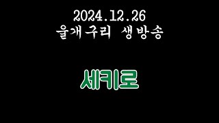 2024.12.26 세키로 / 배드엔딩을 향한 길  / 치지직 유튜브 동시송출