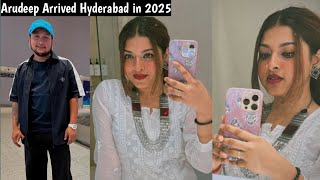 Pawandeep Rajan Arunita kanjilal arrived Hyderabad in 2025 with Jyotideep chandni | Arudeep |