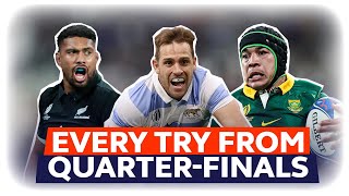 Every Rugby World Cup 2023 try from the quarter-finals!