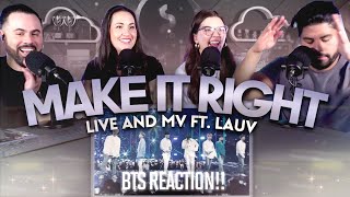 BTS "Make It Right MV & Live" Reaction - This song has been stuck in our heads 💜🤩 | Couples React