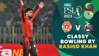 Classy Bowling By Rashid Khan | Islamabad United vs Lahore Qalandars | Match 26 | HBL PSL 8 | MI2T