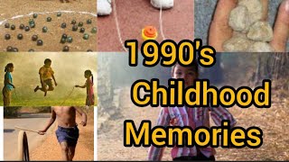 1990's Childhood Memories | 1990's Kids life | Old Memories | 90's kids Games | Old School Games