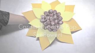 All City Candy Tutorial Caramel Tootsie Pop Sunflower Craft Idea