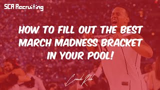 How to fill out the best march madness bracket in your pool! Every secret revealed