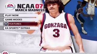 NCAA March Madness 2007 Quick Look at Game Menu Retro Video Game