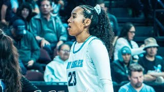 Aniya Johnson #23 Navajo Prep Lady Eagles Highlights from St Michael's State Semis 2023-24