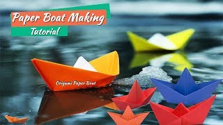 How to Make a Paper Boat Easily |Origami Boat | Origami Step by Step Tutorial | কাগজের নৌকা |