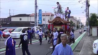 平成29年 南老原 御劔神社夏祭 だんじり曳行 2017/07/29(土)