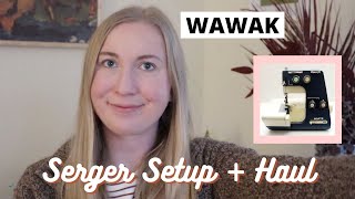 Caring for My Serger/Overlocker \u0026 Sewing Supplies Haul! | VLOG