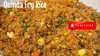 Quinoa Style Fry Rice Recipe Jamaican Style || Healthy Non Rice Option