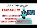 Terbaru..! Paket Lengkap Microscope Trinocular RF4