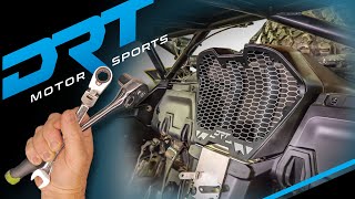 DRT Motorsports Can-Am Maverick R Aluminum Air Intake Vent Install Guide.