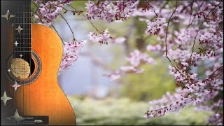 Relaxing Guitar Instrumentals: Romantic, Calming, Melodic Guitar, Cherry Blossoms