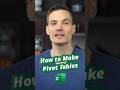 How to Create a Pivot Table in Excel in Seconds!