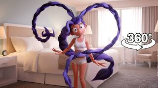 SHE’S IN YOUR HOTEL ROOM! 😱 Lily Lovebraids Kiss You | Lily Lovebraids Move Compilation 360° VR 4K