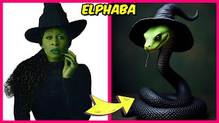 🧙‍♀️Wicked Movie Characters As Snakes🐍+ Guess Their Voice + Their Favorite Snacks & More! | Elphaba💚