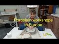 Europe porcelain hands on workshops by Antoinette Badenhorst