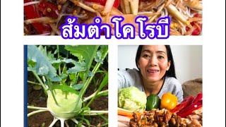 เมียฝรั่งกินส้มตำโคโรบี