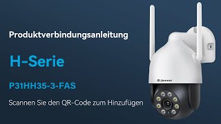 Jennov H Serie P31HH WLAN Außenüberwachungskamera QR Code Verbindungshandbuch