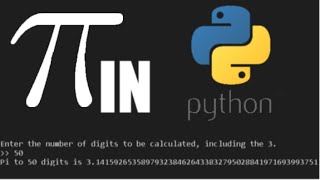 Calculating Pi in python!