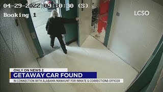 SUV linked to AL escapee found in TN