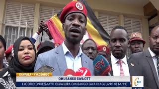 Omusango Gwa OTT, Kkooti Eyongezzaayo Okuwulira Omusango Gwa Kyagulanyi Ne Banne