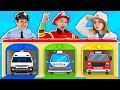 Painting Vehicles - Magic Garage Song | Wheels On the Bus | Nursery Rhymes & Kids Songs