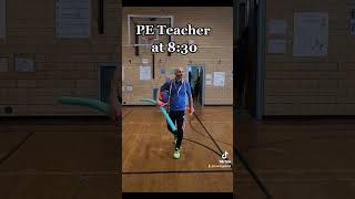 The day in the life of a PE teacher! 🤣    #physed #physicaleducation #pe #shorts