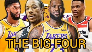 Feeling the Los Angeles Lakers BIG 4? Lebron James, Anthony Davis, Russell Westbrook, DeMar Derozan