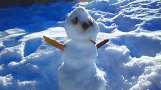 Baby Snowman who Smokes