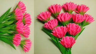 Amazing Flower Making With Paper DIY | How to make paper flower step by step