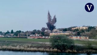 Detonan una bomba de una tonelada de la Segunda Guerra Mundial al sur de Inglaterra