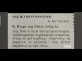 November 10 2024 Responsorial Psalm Cebuano