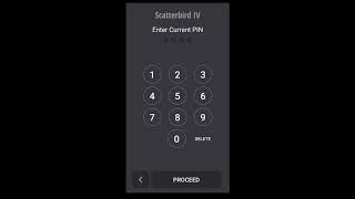 7. Scatterbird MK4 App Guide - Changing the PIN Code