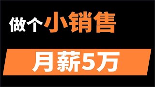 为什么你必须学会销售？ 让普通人月入5万的赚钱教学