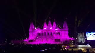 Swaminarayan Temple Navsari Night Lighting Show Part