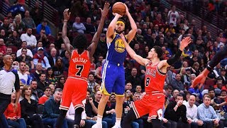 Klay Thompson NBA Record 14 Threes! 52 Points vs Bulls! 2018-19 NBA Season