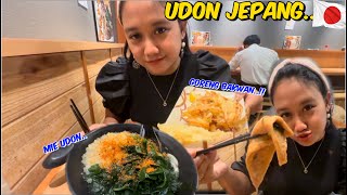 Mukbang mie udong,bakwan jepang nya  gede banget